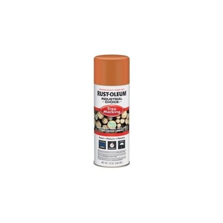 Rust-Oleum Marking Paint, T1600, Industrial, 12 oz, Orange 306517